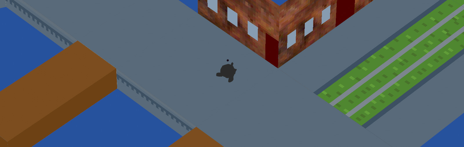 A screenshot of a very rudimetary game.
